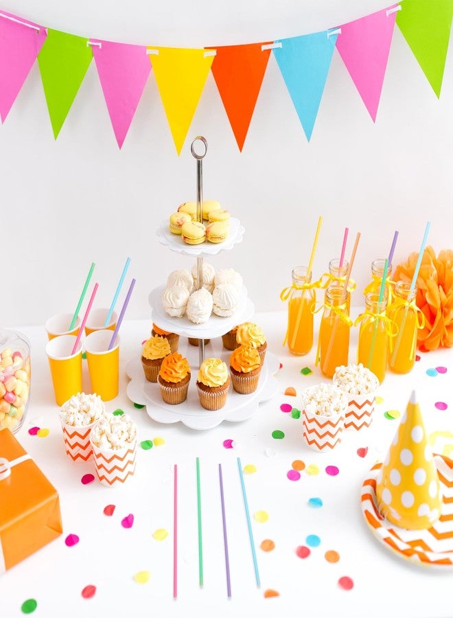 Potchen 60 Pcs Colorful Star Shaped Plastic Straws Disposable Drinking Cute Straw for Beverage Cocktail Birthday Party Baby Shower Wedding Decorations (Light Color) - Image 5