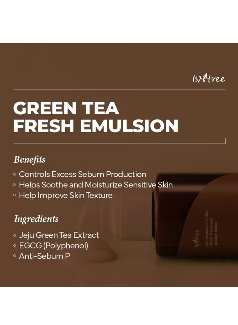 ISNTREE GREEN TEA FRESH EMULSION_120ml - Image 2