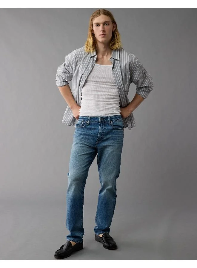 امريكان ايجل Airflex Athletic Straight Jeans