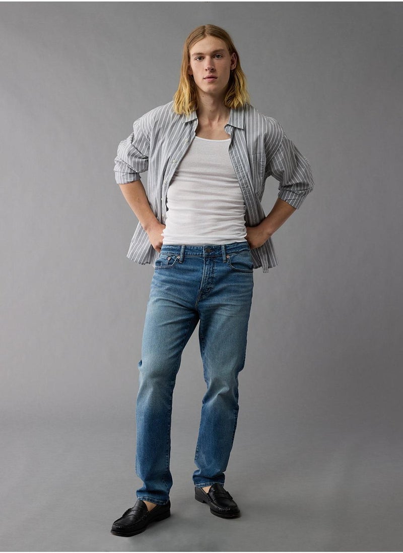 American Eagle Airflex Athletic Straight Jeans  - Image 1