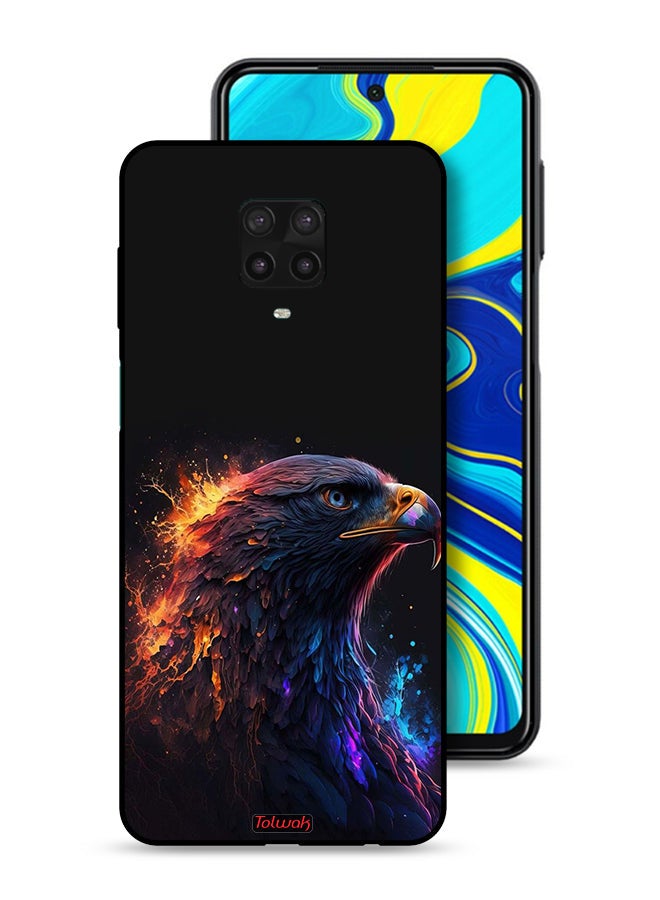 Tolwak Xiaomi Redmi Note 9 Pro Protective Case Cover Eagle Art - Image 1