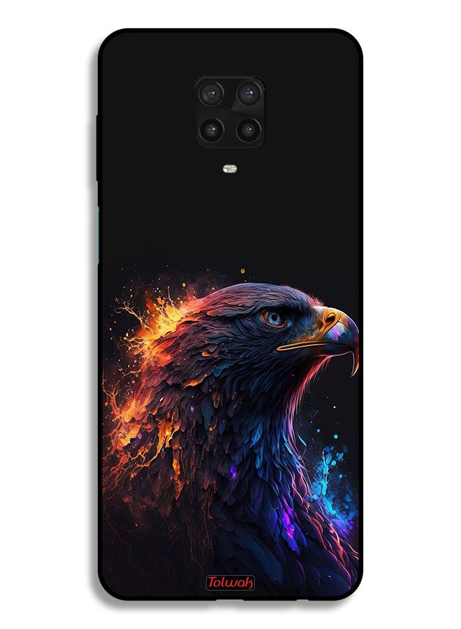 Tolwak Xiaomi Redmi Note 9 Pro Protective Case Cover Eagle Art - Image 2