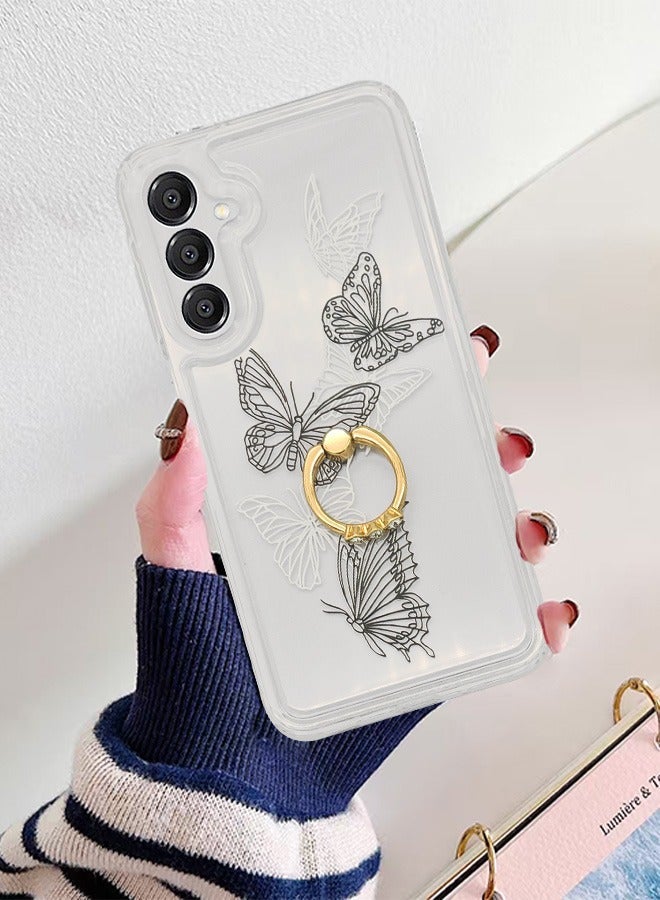 ZVEV Samsung Galaxy A16 Case with Ring, Protection, Yellowing Resistant, Anti-Scratch Hard PC Back for Samsung Galaxy A16ï¼ Butterflyï¼ - Image 1