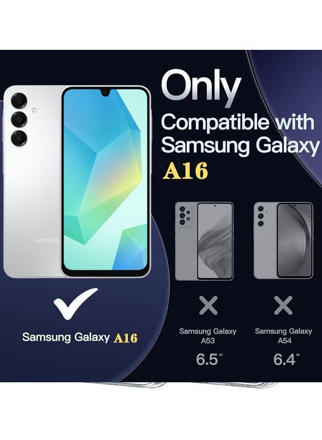 ZVEV Samsung Galaxy A16 Case with Ring, Protection, Yellowing Resistant, Anti-Scratch Hard PC Back for Samsung Galaxy A16ï¼ Butterflyï¼ - Image 2