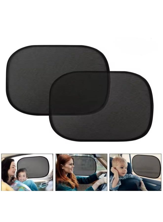 car Sun Shade Electrostatic Mesh Car Window Shades UV Protector For Sedan SUV MPV(2PCS) - Image 1