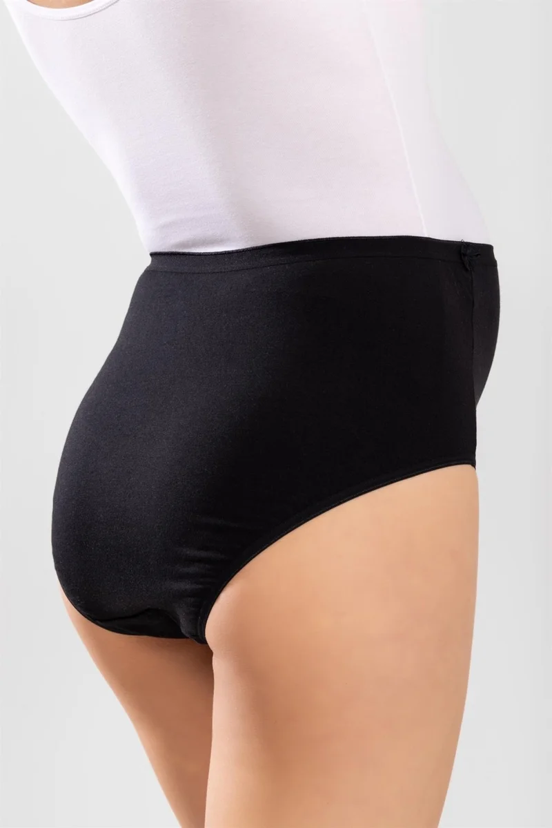 Baykar Women's Cotton Lycra Maternity Panties Black
