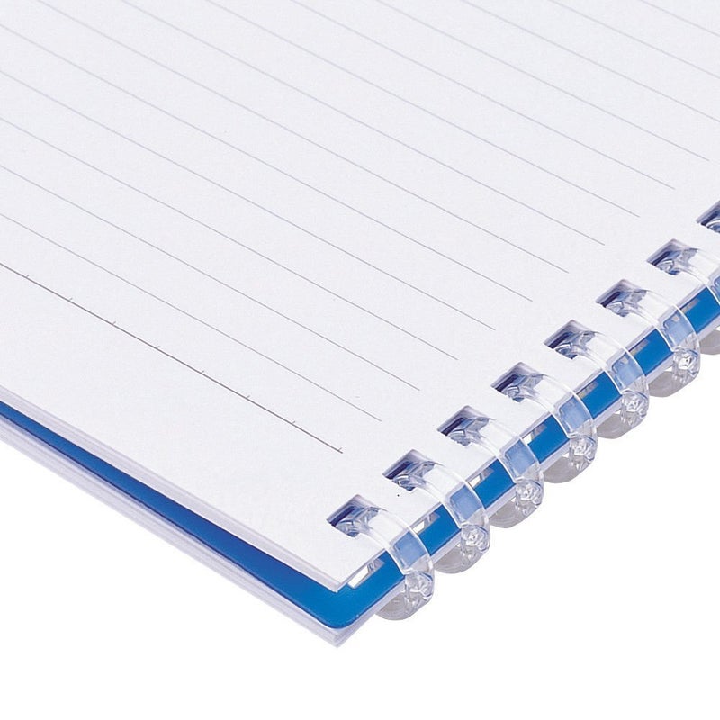 Lihit Lab Twist Ring Notebook, 9.9 x 7.3 Inches, Clear (N1608-1) - Image 4