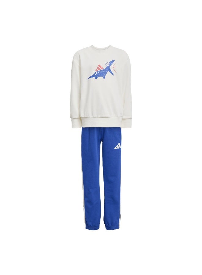 Adidas Lk Adrpt Set White Training Suits For Kids 3-4Y - Image 1