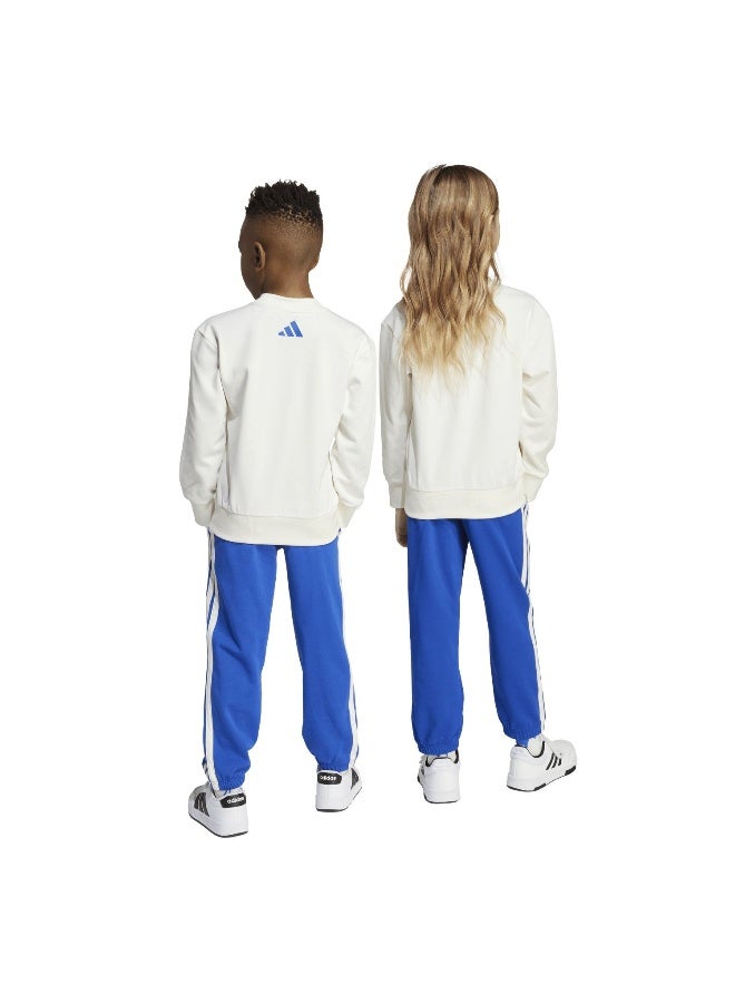 Adidas Lk Adrpt Set White Training Suits For Kids 3-4Y - Image 5