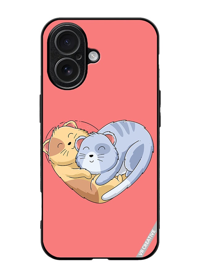 Protective Case Cover For Apple iPhone 17 Klover Cat Design Multicolour