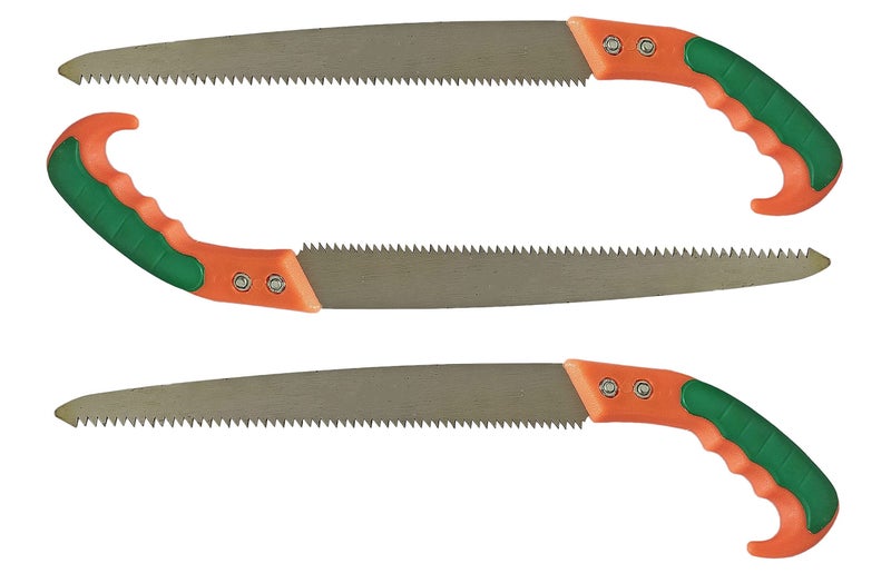 Inditrust Hand Pruning Saws 270 mm for Tree Branch Cutter, Camping Saw Cutting Wood, High Carbon Steel Tree Pruning Saw Cutter (Pack of 3) - Image 1