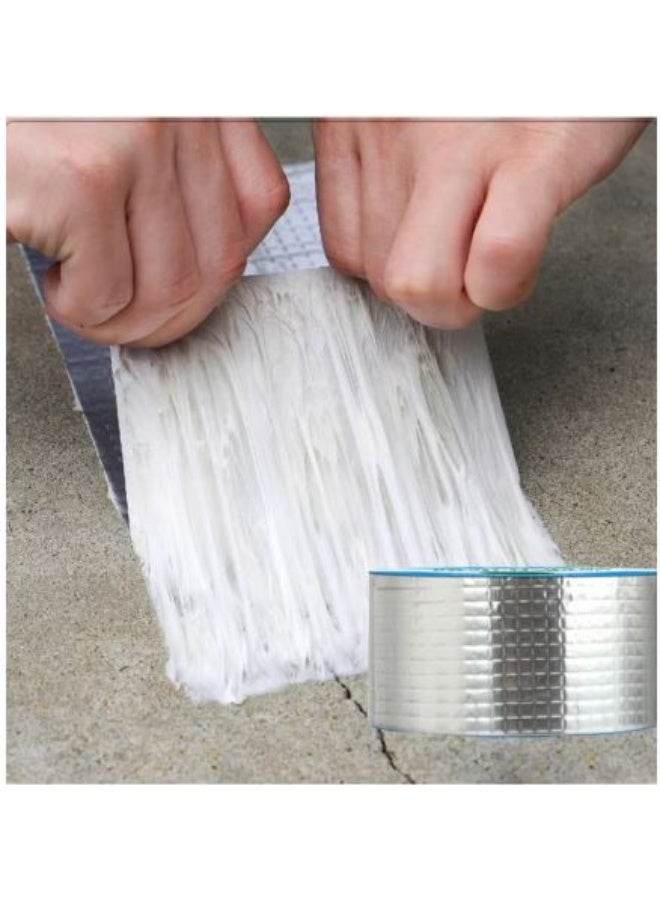 Strong Butyl Adhesive Tape for Leak Repair, Waterproof Aluminum Foil Tape for Sealing and Professional Installation-318 - Image 1