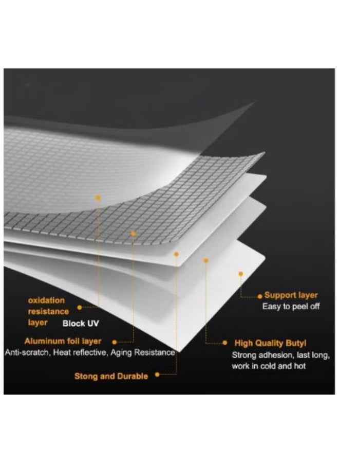 Strong Butyl Adhesive Tape for Leak Repair, Waterproof Aluminum Foil Tape for Sealing and Professional Installation-318 - Image 5