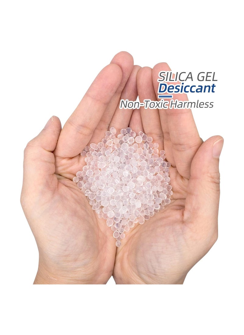 رات سو - ٢٠٠ حزمة - ١ غرام لكل حزمة: أكياس جافة سيليكا جيل آمنة للغذاء معتمدة لتحكم في الرطوبة بجودة عالية. ممتصات رطوبة ممتازة لتخزين الطعام مع حبيبات جافة لتحكم في الرطوبة. - Image 1