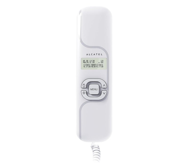 Alcatel T-16 White Corded Landline Phone with Caller id & Hand Free Function (Pack of 2) - Image 2