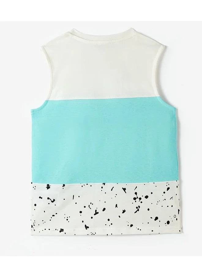 جون June Boy Sleeveless Tshirt Multicolor