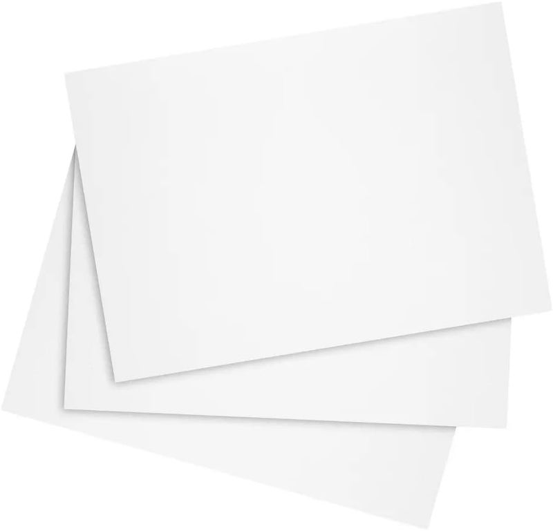 Reskid 100 Pack of Thick Heavyweight Index Cards on 80lb Card Stock - Perfect for Note-Taking, Studying, and Organization - Ideal for Classrooms, Office, and Home Use (5x7, 100, Count), White - Image 3