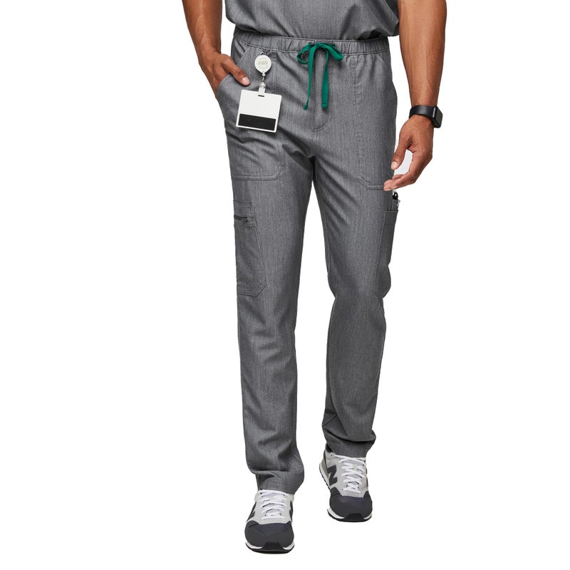 FIGS Cairo Cargo Scrub Pants for Men Graphite M