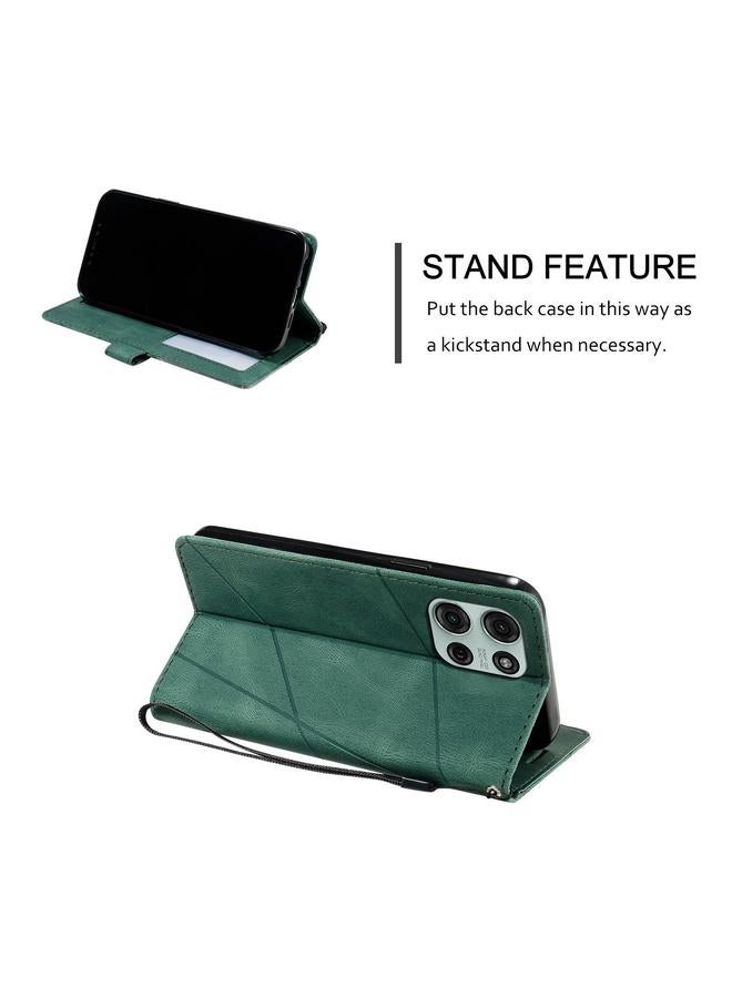 S-TOP Case For Motorola Moto G75 5G Skin Feel Splicing Leather Phone Case - Image 5