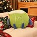 MUALML Cute Tennis Ball Plush Pillow Soft Tennis Stuffed Animal Cute Sports Decor Unique Tennis Gifts for Teen Girls Boys - Image 2