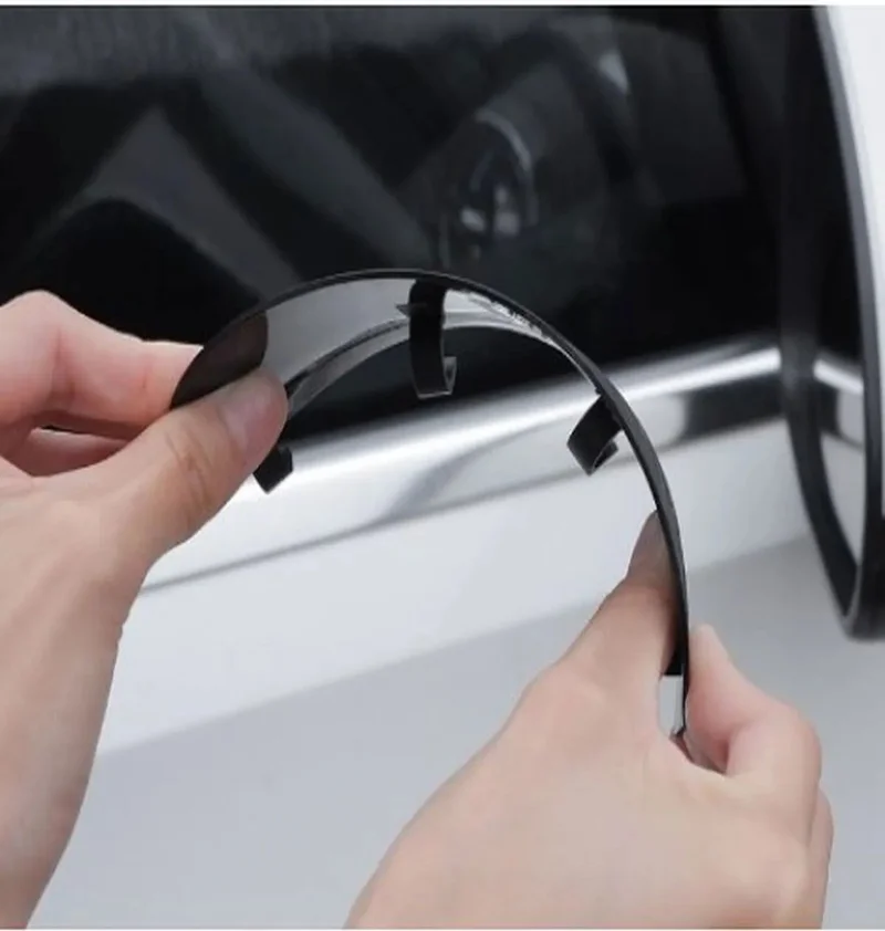Safestore Car Mirror Rain Protector Shield Carbon Pattern