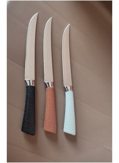 Generic Large Sharp Kitchen Knife - Multicolor 2 PCS  - Image 1