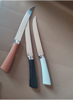Generic Large Sharp Kitchen Knife - Multicolor 2 PCS  - Image 2