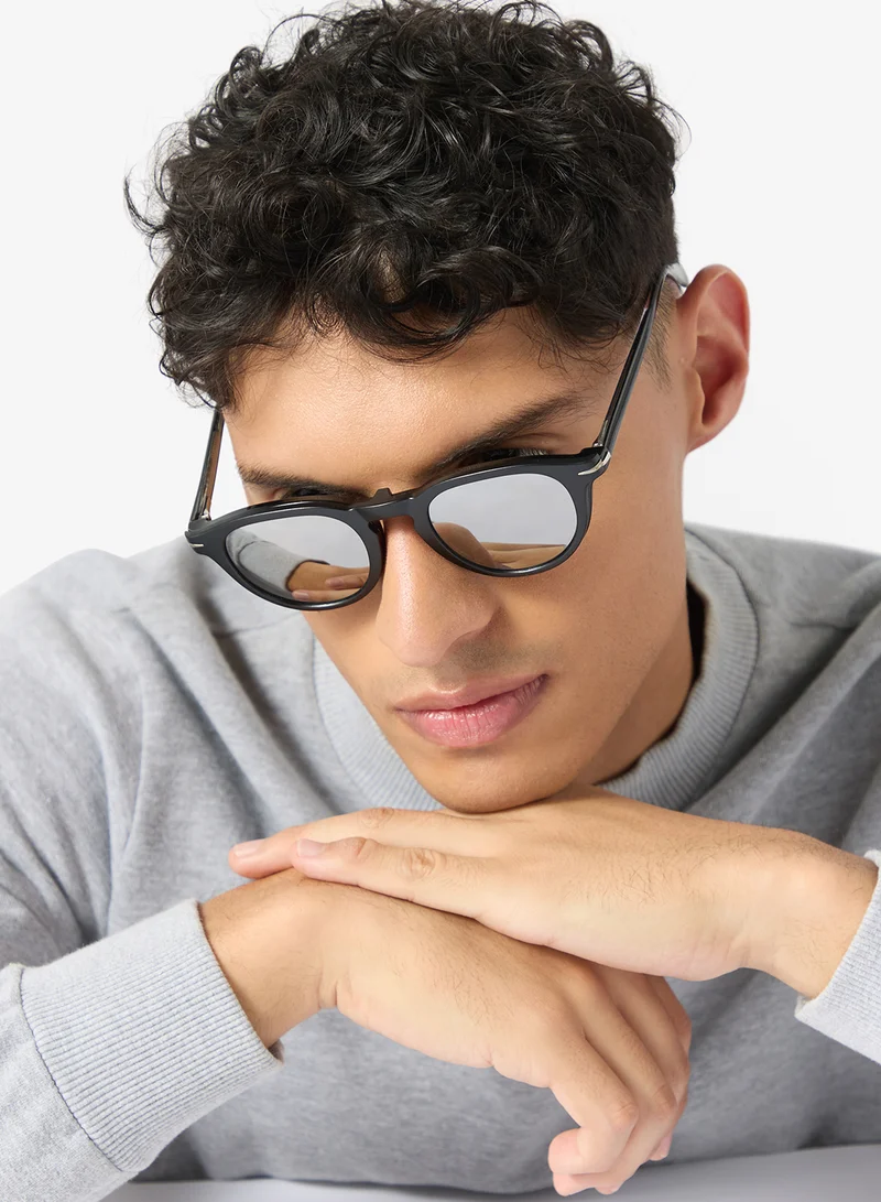 Seventy Five Polarized Lens Round Sunglasses
