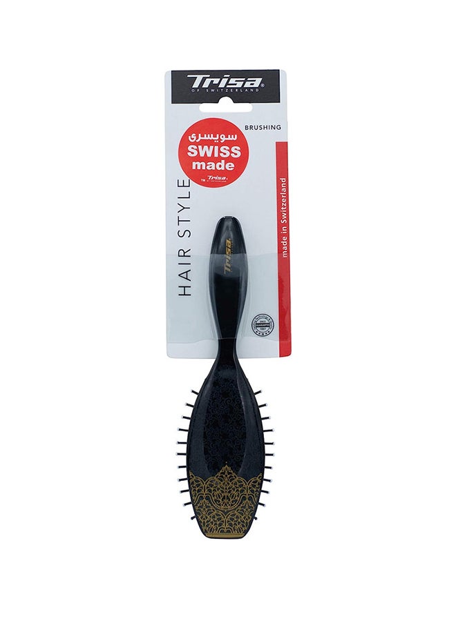 TRISA Hairstyle Brushing Small, Black Nylon Pins - Image 1