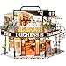CUTEBEE Dollhouse Miniature with Furniture DIY Wooden Dollhouse Kit Plus Dust Proof Creative Room Idea The Duchesss Tea Room - Image 2