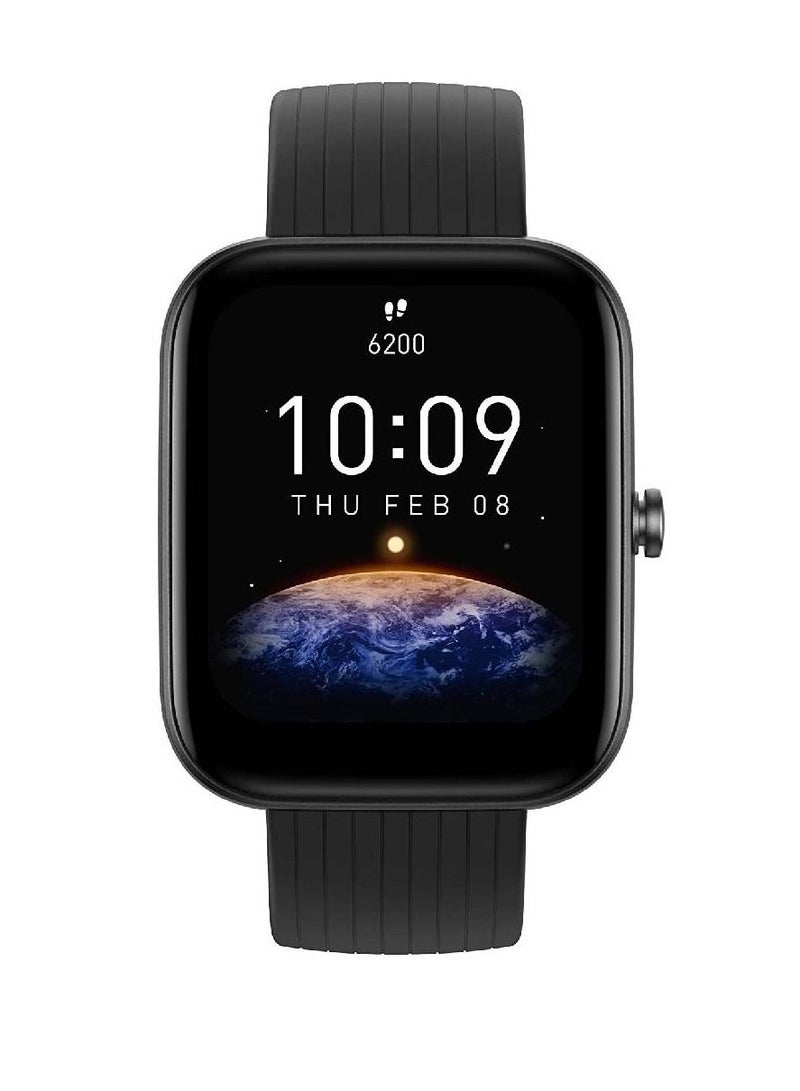 miYou Health Fitness Tracker with 1.69" Large Display 14-Day Battery Life Blood Oxygen Heart Rate Monitor Smart Watch Black - Image 1