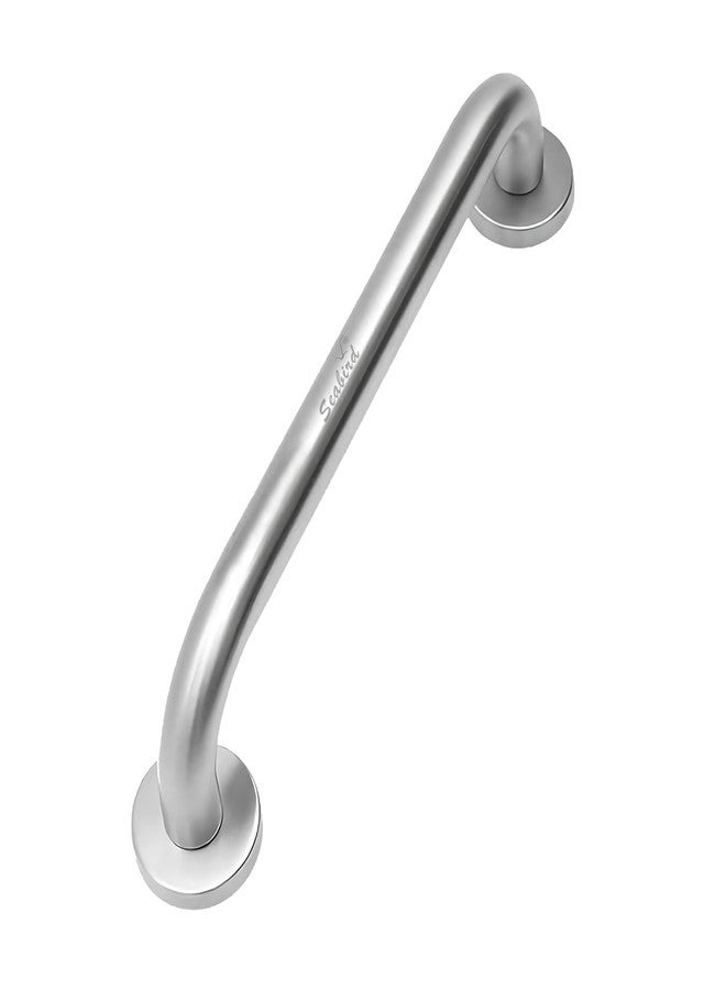 SEABIRD Grab Bar 12-Inch Matt Finish Stainless Steel | Durable Bathroom Safety Handle for Seniors & Disabled | Anti-Slip Wall-Mounted Support Bar - Image 1
