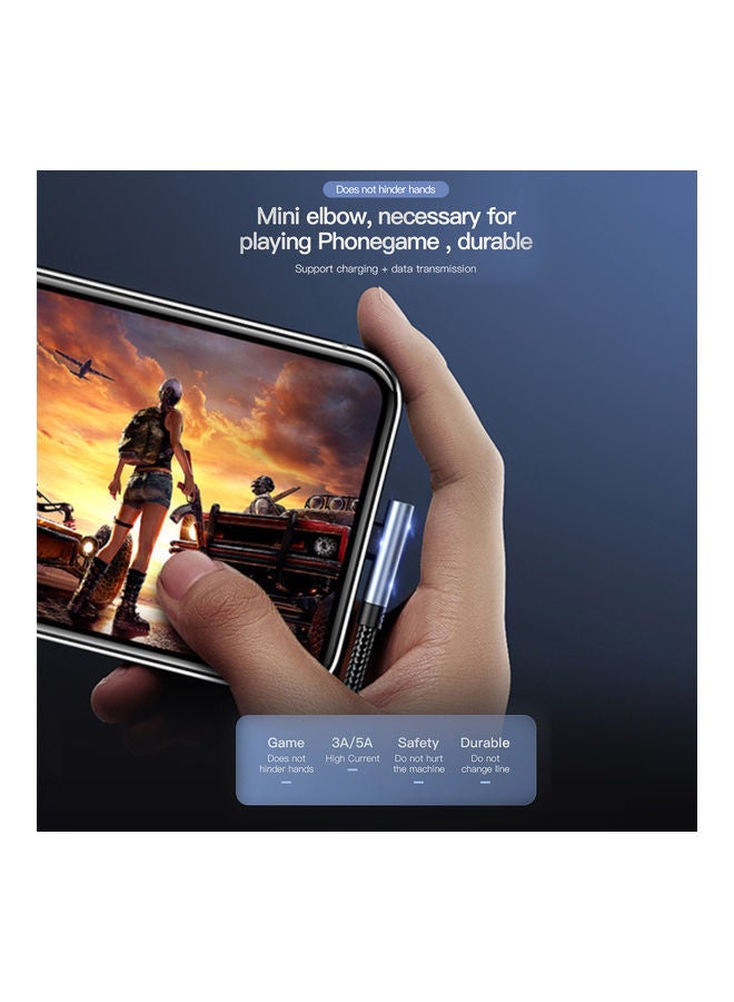 نيبمينينت كابل شحن سريع بمنفذ USB A إلى Type-C بسرعة 5 أمبير أسود - Image 2