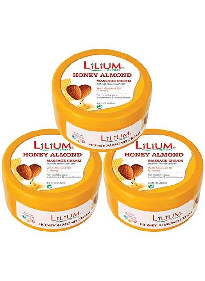 Lilium Herbal Lilium Massage Cream 100ml Pack of 3  - Image 2
