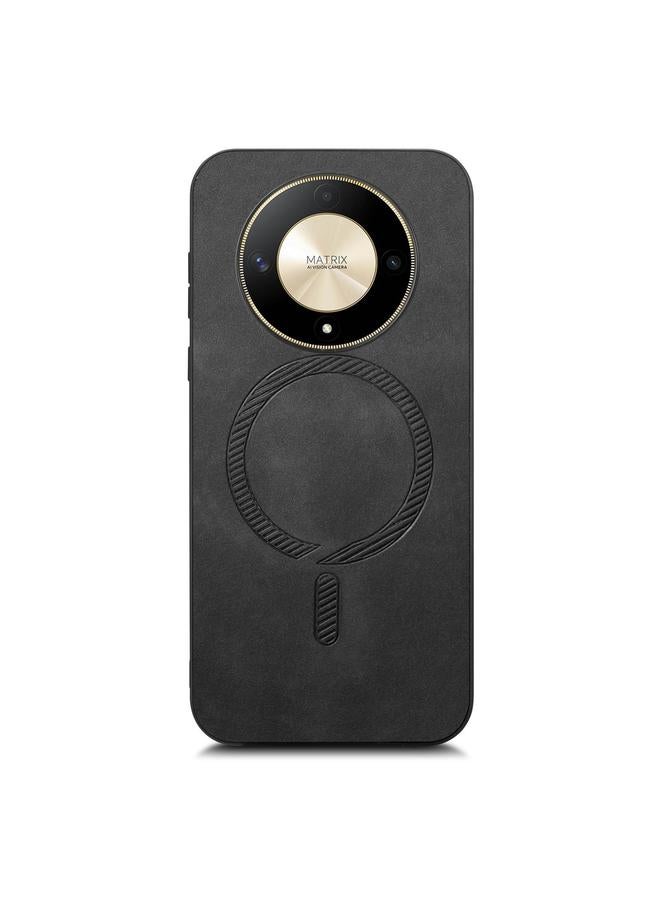 S-TOP Case For Honor Magic6 Pro 5G Retro Magsafe Magnetic PU Back Cover Phone Case - Image 3