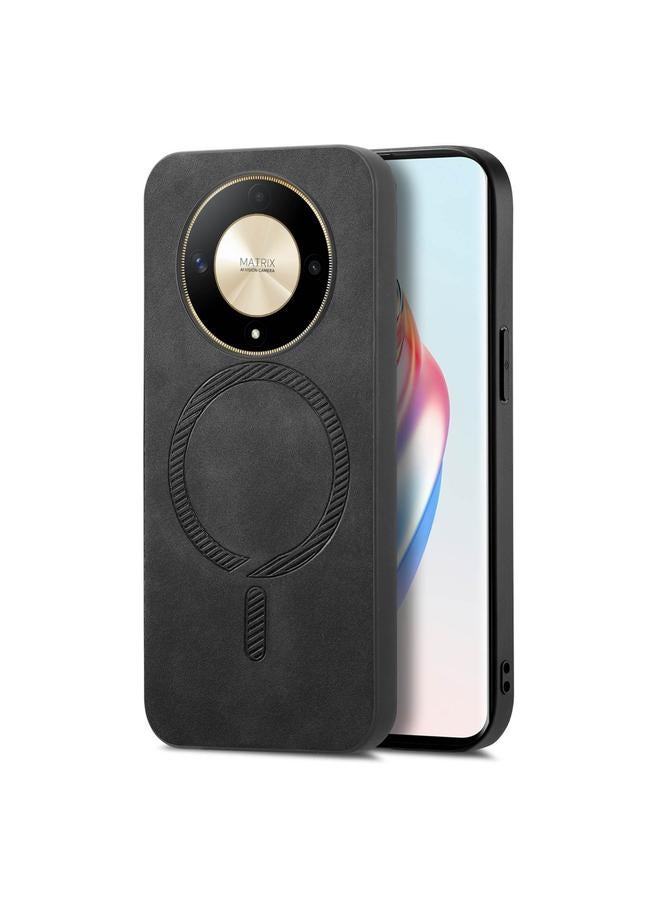 S-TOP Case For Honor Magic6 Pro 5G Retro Magsafe Magnetic PU Back Cover Phone Case - Image 1