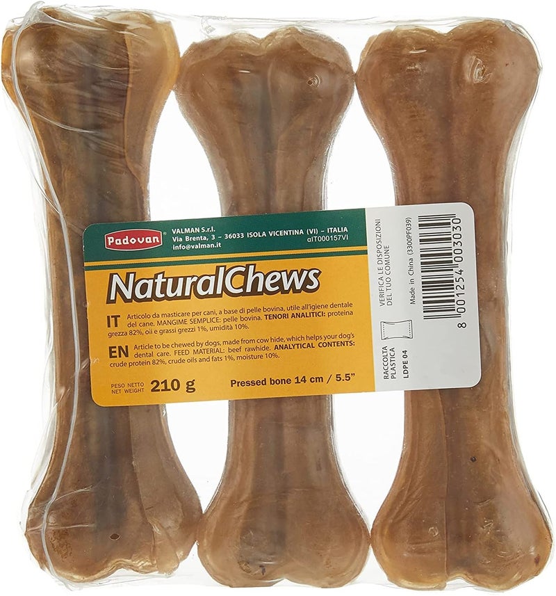 Padovan Natural Chews Beef Rawhide Dog Treats