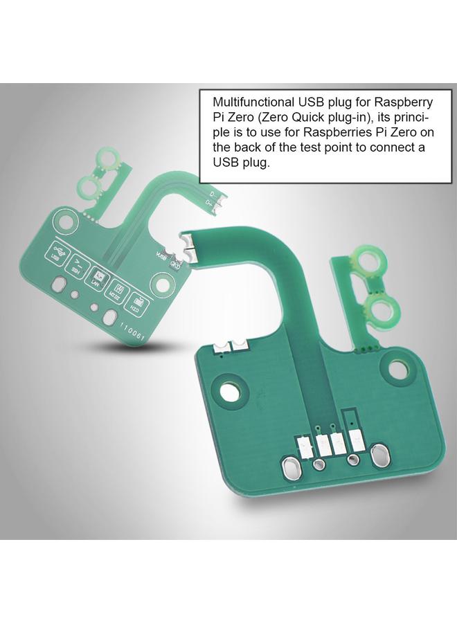 Multi function USB Quick Plug Board Adapter Package Ethernet for Raspberry Pi Zero v1.3/ Zero W