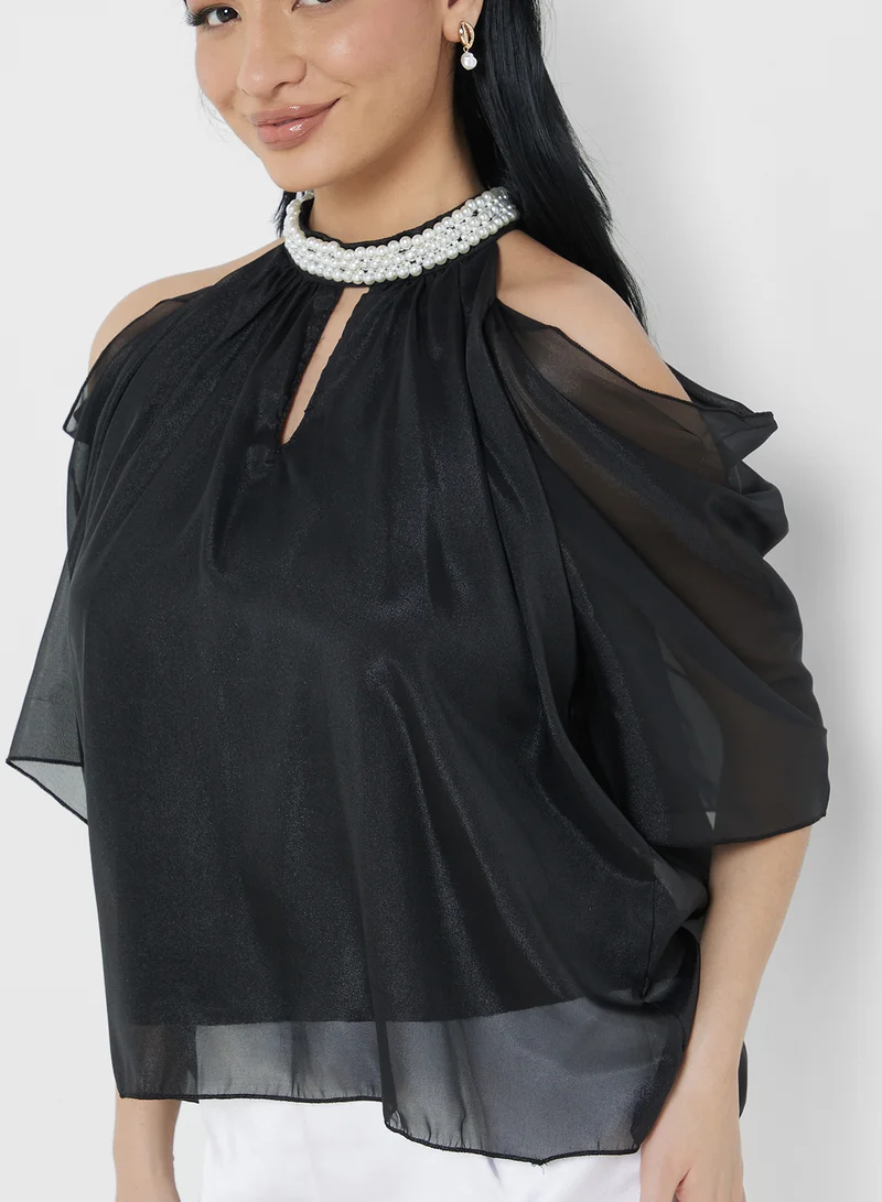 ELLA Cold Shoulder Top