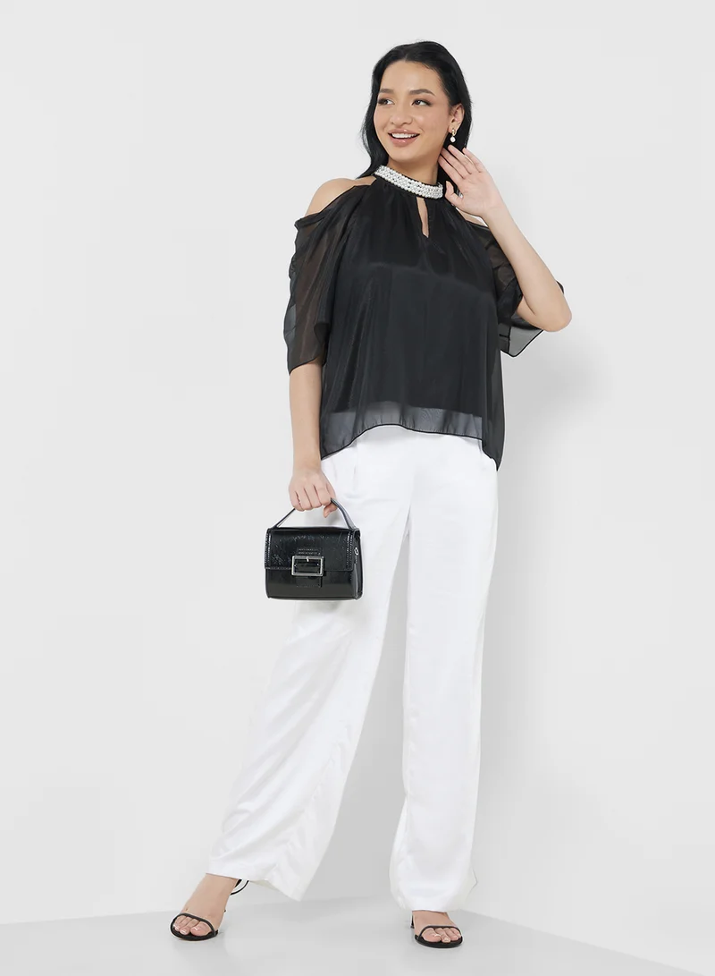 ELLA Cold Shoulder Top