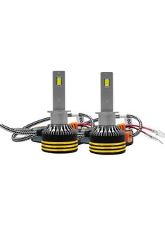 Golden Camel Golden Camel M8 Pro H1 LED Headlight Bulb 120W 30000LM IP65 Waterproof 6500K Cool White Light with Aviation Aluminum Heat Sink 12V–24V DC Car LED Headlamp Conversion Kit (Set of 2)  - Image 3
