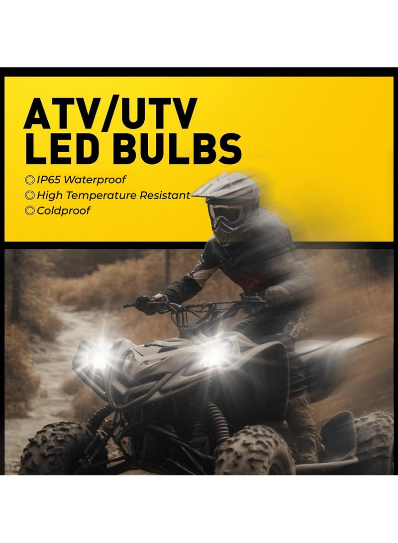 جولدن كامل Golden Camel M8 Pro H1 LED Headlight Bulb 120W 30000LM IP65 Waterproof 6500K Cool White Light with Aviation Aluminum Heat Sink 12V–24V DC Car LED Headlamp Conversion Kit (Set of 2) - Image 5