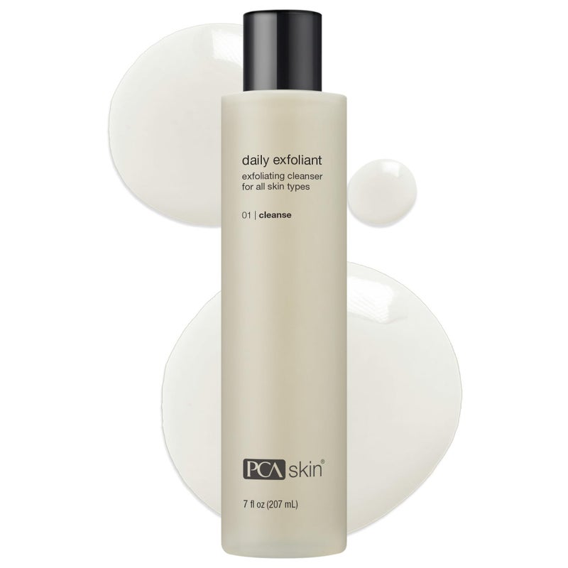 PCA SKIN Daily Face Exfoliant Cleanser, Moisturizing Face Wash, Gently Cleanses Dirt, Debris, and Other Impurities From Skin, Facial Cleanser Made with Renewable Exfoliants, 7.0 oz Bottle - Image 1