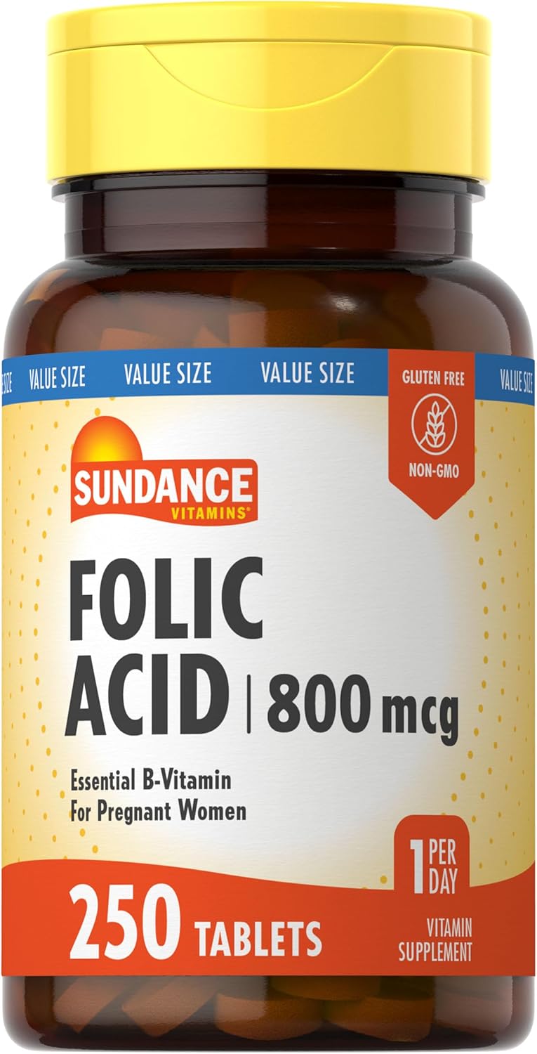Sundance Folic Acid 800 mcg Tablets for Women - Image 1