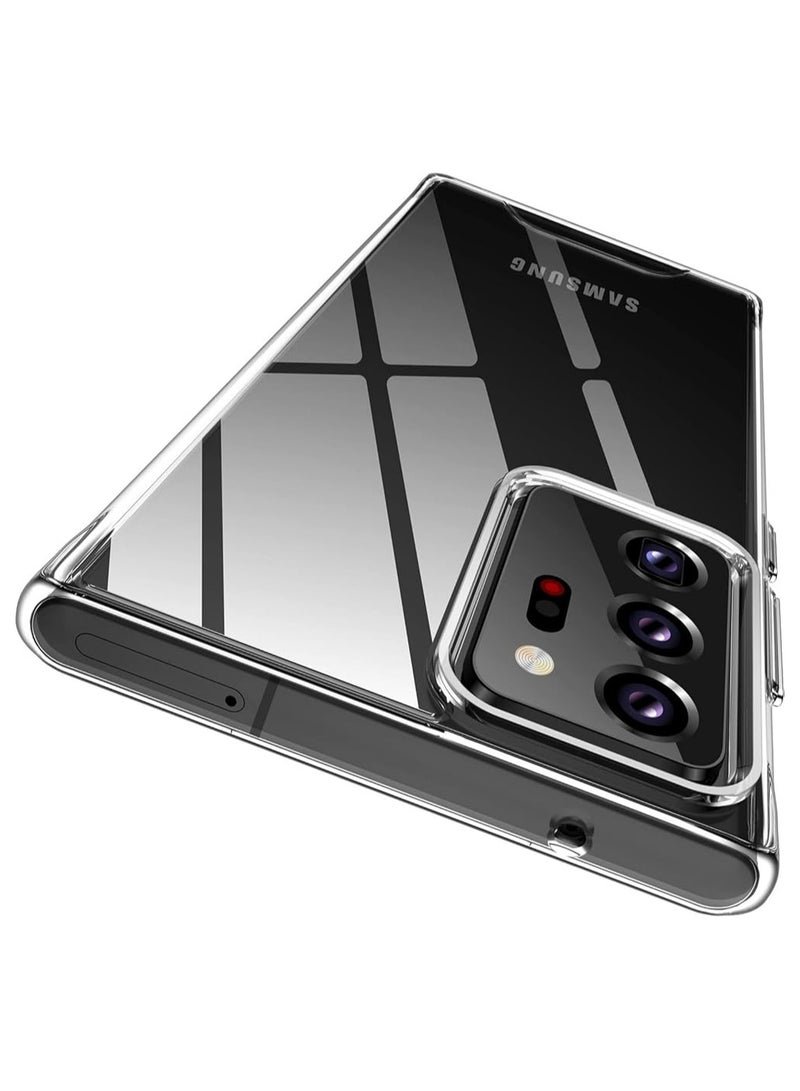 Raxoom Protective Case Cover For Samsung Galaxy Note 20 Ultra Clear/Silver - Image 2