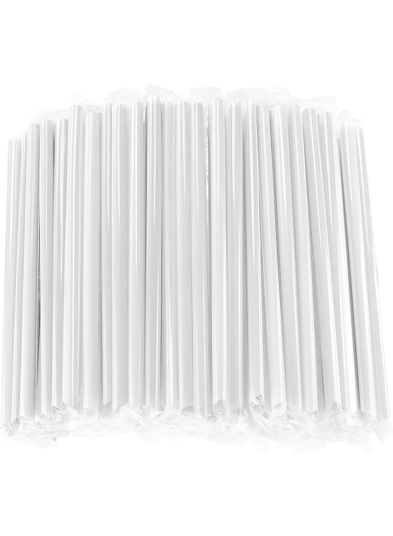 LAVISH Jumbo Boba Straws 100-Pack | 12mm Thick, 24cm Long | Clear Extra-Wide Smoothie Straws | Individually Wrapped, BPA-Free | Ideal for Bubble Tea, Milkshakes, Juice, Events & Cafes - Image 2