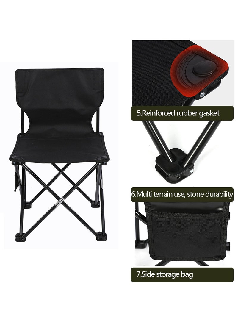 يولو كرسي تخييم في الهواء الطلق كراسي قابلة للطي مع حقيبة حمل مقعد خفيف كرسي محمول للتخييم والتنزه وصيد الأسماك والشواطئ والشواطئ والمنزهات - Image 5