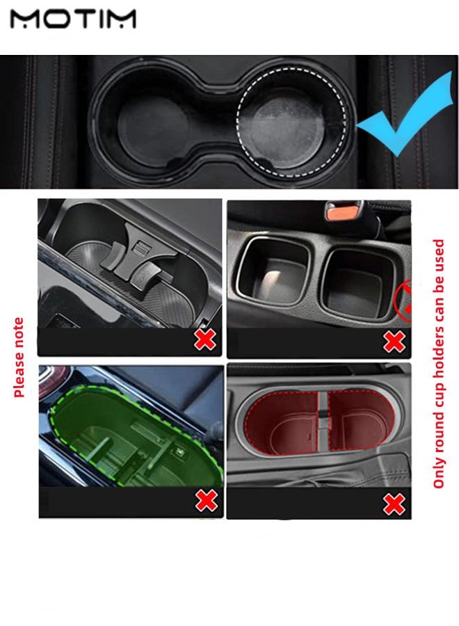 360 Rotatable Car Tray, Multifunctional Cup Holder Tray Stay Organized, Cup Holder Expander Tray for Car Eating - Image 4
