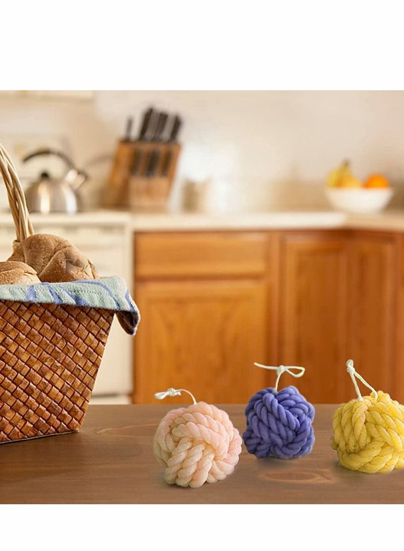 Excefore قالب سيليكون لصنع الشموع، قوالب صابون آروماثيرابي من شمع أنبان، قوالب زخرفة الكعك، قوالب الشوكولاتة، قالب خبز DIY يدوي الصنع، هدية لتزيين المنزل - Image 5