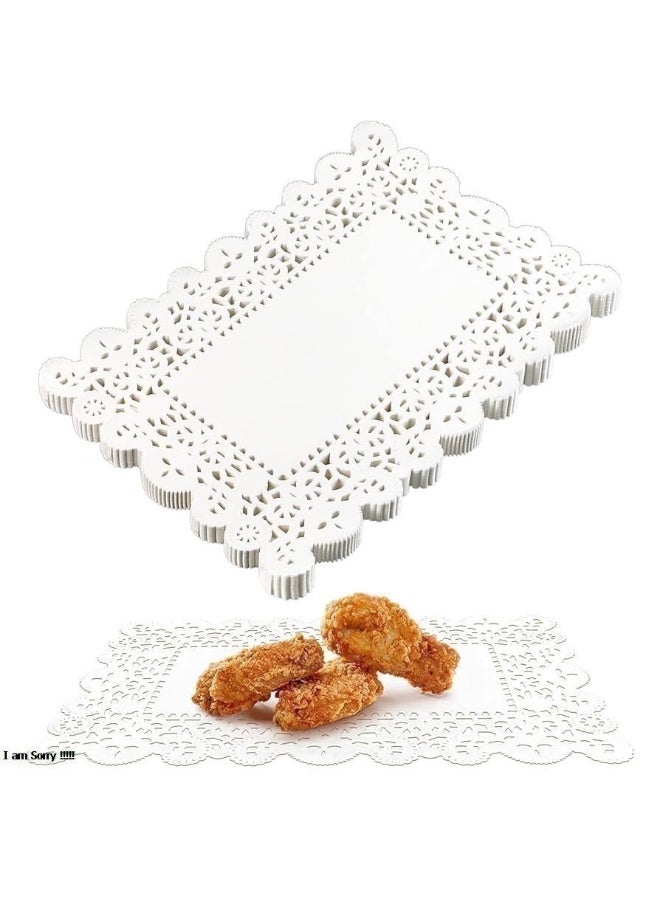 بروماس مفارش ورقية بتصميم دانتيل – 20 قطعة